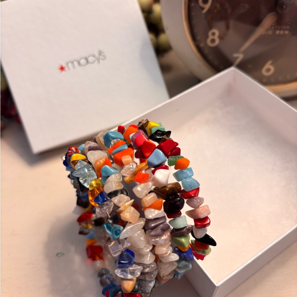 Colorful Beaded Bracelet Set - Picture 3 of 4